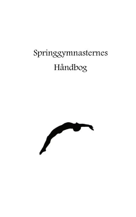 Springgymnasternes håndbog af Mikkel Holmsted Jensen