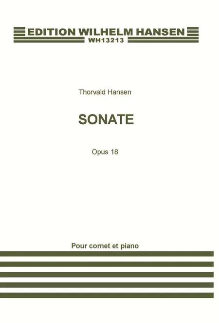 Sonate Op. 18 i Es-dur af Thorvald Hansen