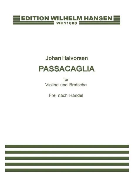 Passacaglia (Händel) für Violine und Bratsche af Johan Halvorsen