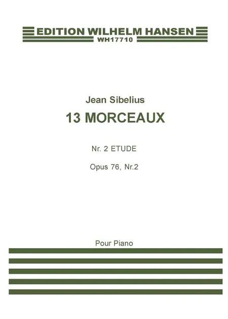 Etude op. 76/2 af Jean Sibelius