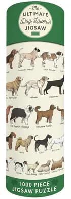 Ultimate Dog Lovers 1000 Piece Jigsaw Puzzle - Den ultimative hundeelskers 1000 brikkers puslespil