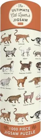Ultimate Cat Lovers 1000 Piece Jigsaw Puzzle - Den ultimative katteelskers 1000 brikkers puslespil