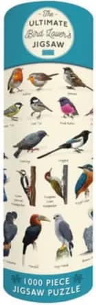 Ultimate Bird Lovers 1000 Piece Jigsaw Puzzle - Den ultimative fugleelskers 1000 brikkers puslespil