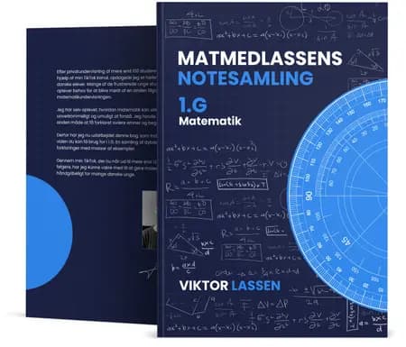 MatmedLassens 1.G Notesamling af Viktor Lassen