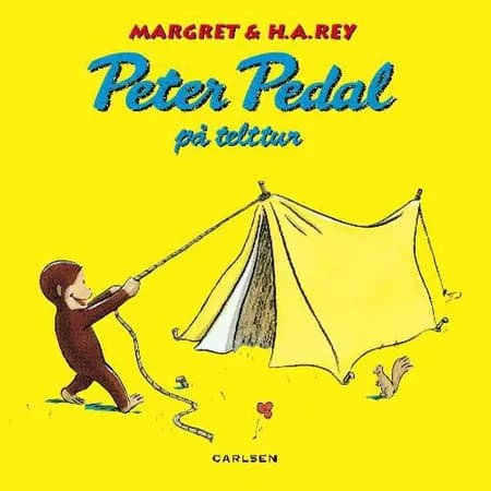 Peter Pedal på telttur af Margret Rey