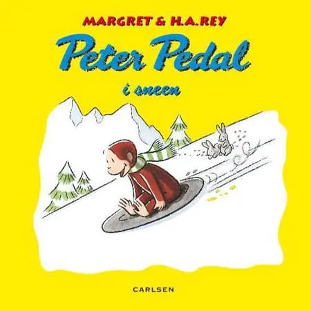 Peter Pedal i sneen af Margret Rey