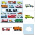 Bilar Memo af Hjelm Förlag