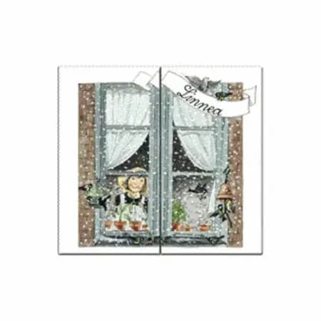 Brevpapir Linnea vinter af Hjelm Förlag