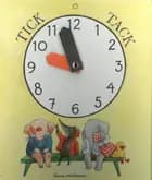 Tick tack träklocka  - Tik tak træur (21 x 25 cm)
