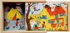 Pippi of Today: 4 træpuslespil i trææske