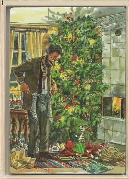 Pippi of Today: 4 træpuslespil i trææske af Hjelm Förlag