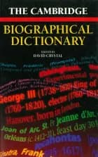 Cambridge Biographical Dictionary