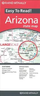 Arizona, Rand McNally Easy to Read State Map 1:800.000