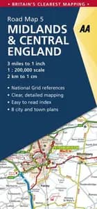 AA Road Map Britain 5: Midlands & Central England - AA