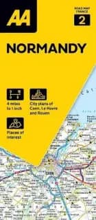 AA Road Map France 2: Normandy