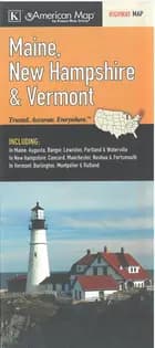 American Map: Maine, New Hampshire & Vermont