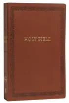 NKJV, Holy Bible, Soft Touch Edition, Leathersoft, Brown, Comfort Print - Thomas Nelson