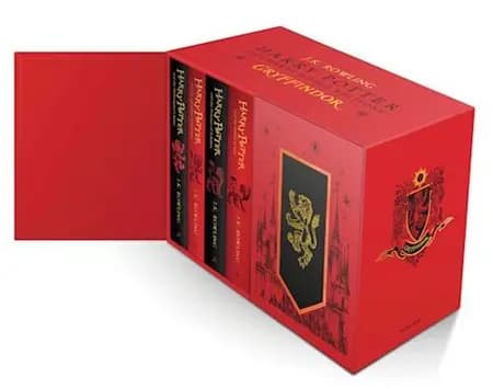 Harry Potter Gryffindor House Editions Hardback Box Set af J.K. Rowling