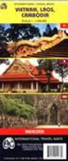 Vietnam, Laos, Cambodia, International Travel Maps