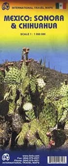 Mexico: Sonora & Chihuahua, International Travel Maps