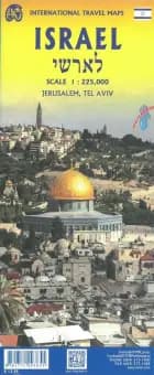 Israel & Palestine Travel Map