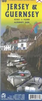 Jersey & Guernsey Travel Reference Map