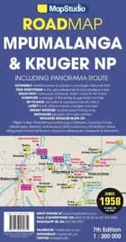 Mpumalanga & Kruger National Park - Including Panorama Route Road Map