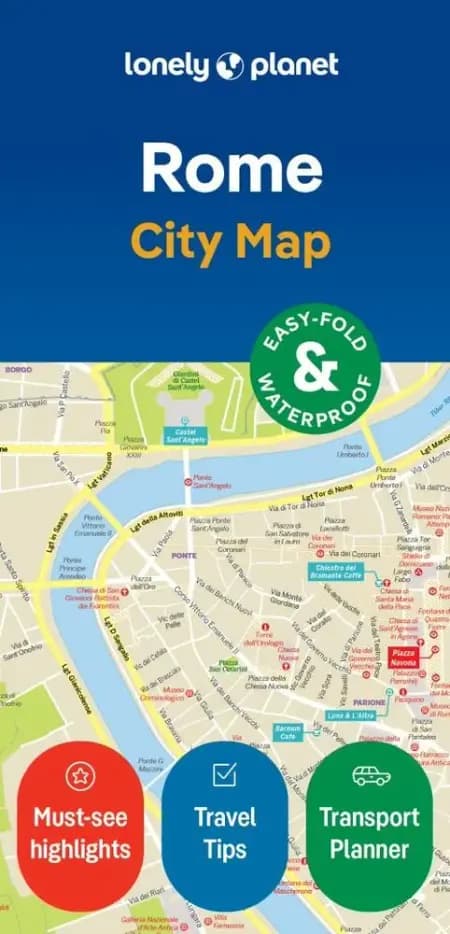 Rome City Map af Lonely Planet