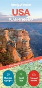 Lonely Planet Usa Planning Map - Lonely Planet