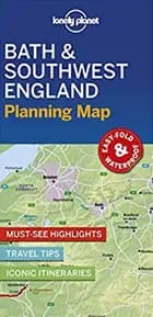 Lonely Planet Planning Map: Bath & Southwest England