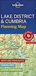 Lonely Planet Planning Map: Lake District & Cumbria
