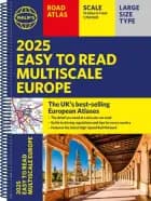 2025 Philip's Easy to Read Multiscale Road Atlas Europe - Philip's