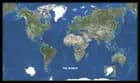 World seen from Space Satellite Map