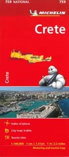 Crete, Michelin National Map 759