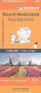 Michelin Benelux Blad 531: Holland North