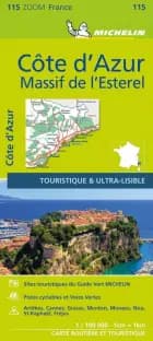 French Riviera - Cote d'Azur : Massif de l'Esterel, Michelin Zoom 115