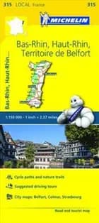 France blad 315: Bas Rhin, Haut Rhin, Territoire de Belfort