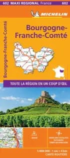 Bourgogne Franche Comte, Michelin Maxi Regional Map 602