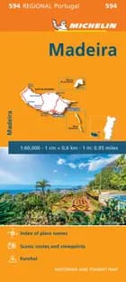 Madeira, Michelin Regional Map 594
