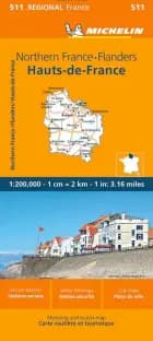 Michelin France blad 511: Northern France - Flanders / Hauts-de-France af Michelin