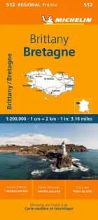 Michelin France blad 512: Brittany / Bretagne