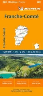 Michelin France blad 520: Franche-Comté