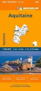 Michelin France blad 524: Aquitaine