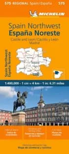 Michelin Spain Blad 575: North Spain: Castilla y Leon, Madrid af Michelin