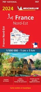France Northeast 2024, Michelin National Map 707 - Michelin