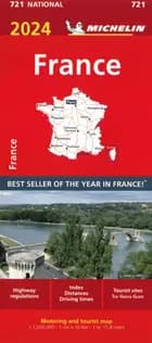 France 2024, Michelin National Map 721 - Michelin