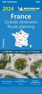 France Route Planning 2024, Michelin National Map 726 - Michelin