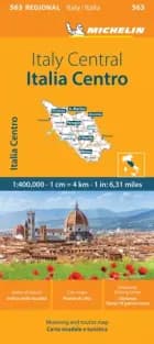 Michelin Italy Blad 563: Central Italy - Michelin af Michelin