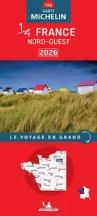 France Northwest 2025, Michelin National Map 706