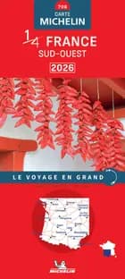France Southwestern 2026, Michelin National Map 708